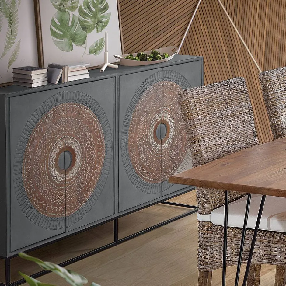 Wohnen Sideboard - dekorativ mit Mandalas - Mesusco