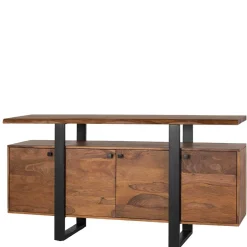 Sideboard aus Palisanderholz und Metall - Uniaka^Wohnen Discount