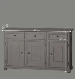 Sideboard in Antikweiß - Vicina^Wohnen Best