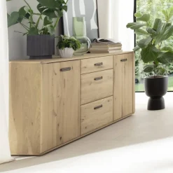 Wohnen Sideboard in Asteiche Hell - Jevedaz