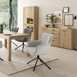 Wohnen Sideboard in Asteiche Hell - Jevedaz