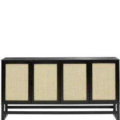 Sideboard in Dunkelbraun mit Wiener Geflecht - Santiana^Wohnen Clearance