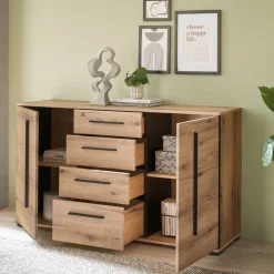 Wohnen Sideboard in Eiche Dekor - Brocus