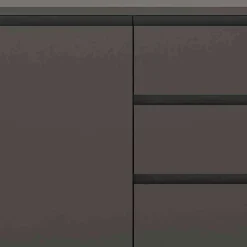 Wohnen Sideboard in Grau & Gold - Tajibo