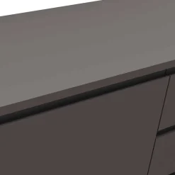 Wohnen Sideboard in Grau & Gold - Tajibo