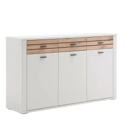 Sideboard in Lichtgrau mit Wildeiche - Ballina^Wohnen Online