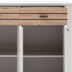 Sideboard in Lichtgrau mit Wildeiche - Ballina^Wohnen Online