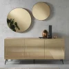Wohnen Sideboard in Taupe und Bronze Spiegelglas - Lotivera