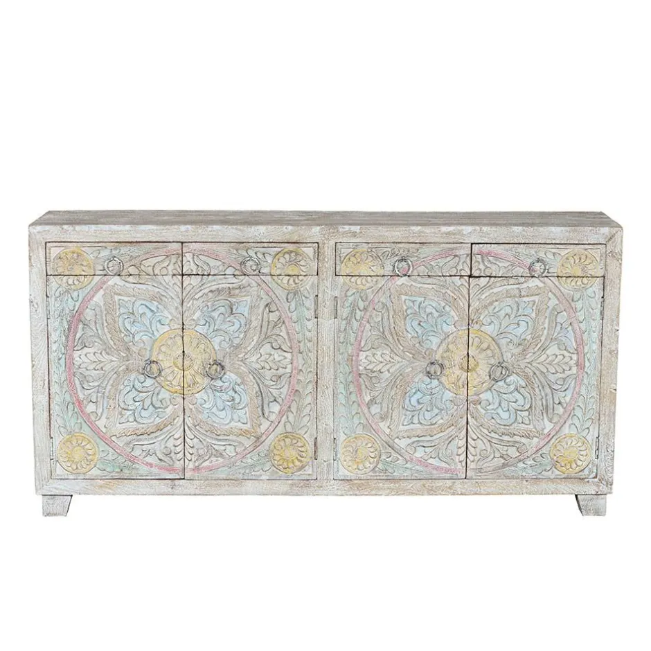 Sideboard in White Wash und Pastellfarben - Cranita^Wohnen Best