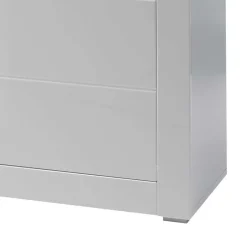 Sideboard mit 3 gedämpften Türen Mextra in Weiß Hochglanz^Wohnen