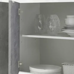 Sideboard mit 4 Türen in Beton Optik - Narandu^Wohnen