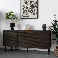Sideboard mit dunklem Furnier in Braun - Wega^Wohnen Sale