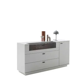 Sideboard mit Glas Klappe & Tür - Apulco^Wohnen Clearance