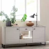 Wohnen Sideboard mit Glaseinsatz modern - Varzino