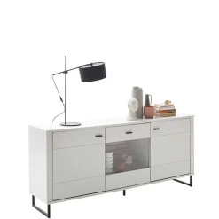 Wohnen Sideboard mit Glaseinsatz modern - Varzino