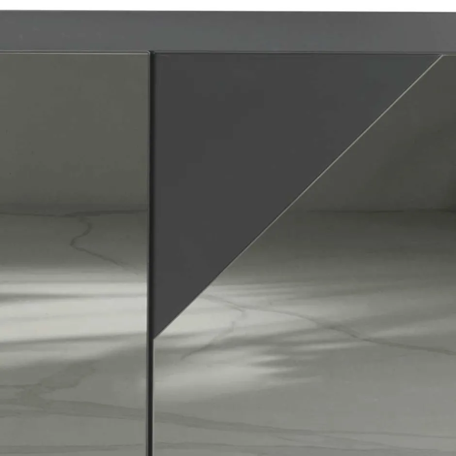 Wohnen Sideboard mit rauchgrauem Spiegelglas - Razepta