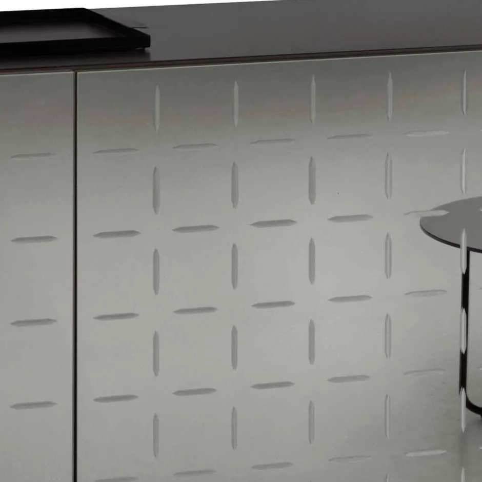 Sideboard mit rauchgrauer Spiegelfront - Garecio^Wohnen Outlet