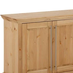 Wohnen Sideboard mit vier Türen aus Kiefer massiv - Noellisa