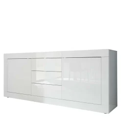 Wohnen Sideboard Sogno in Hochglanz Weiß