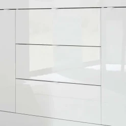 Wohnen Sideboard Sogno in Hochglanz Weiß