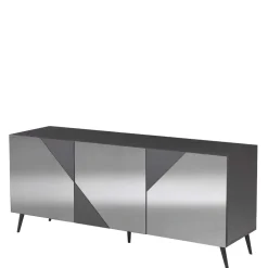 Wohnen Sideboard teilweise mit Spiegelglas beschichtet - Razepta I