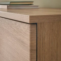 Wohnen Sideboard Vitrine in Eiche Dekor - Brocus