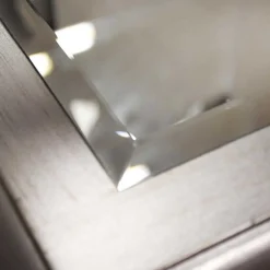 Kinder Wohnen Silberner Schreibtisch mit Verspiegelung - Adda