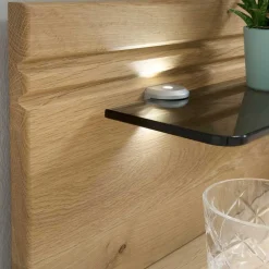 Wohnen Singlebett & Nachtkommode Kombi Set - Emdsiva (zweiteilig)