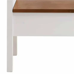 Sitzbank Barlad in Weiß Bernsteinfarben^Wohnen Hot