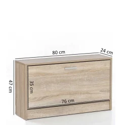 Sitzbank mit Schuhaufbewahrung Joker in Sonoma Eiche Dekor^Wohnen