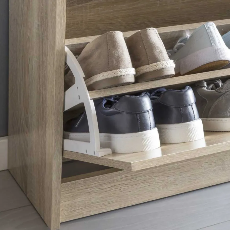 Sitzbank mit Schuhaufbewahrung Joker in Sonoma Eiche Dekor^Wohnen