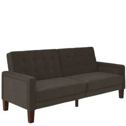 Wohnen 3-Sitzer Schlafsofa in Grau - Memton