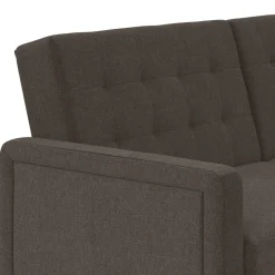 Wohnen 3-Sitzer Schlafsofa in Grau - Memton