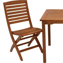 Wohnen Sitzgruppe Garten aus Eukalyptusholz - Thomas (dreiteilig)