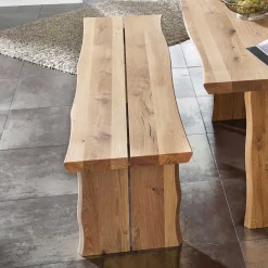 Wohnen Sitzgruppe Sympatia aus Wildeiche Massivholz (sechsteilig)