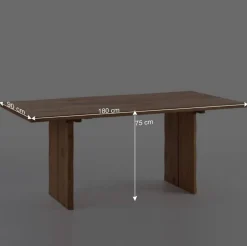 Wohnen Sitzgruppe Sympatia aus Wildeiche Massivholz (sechsteilig)