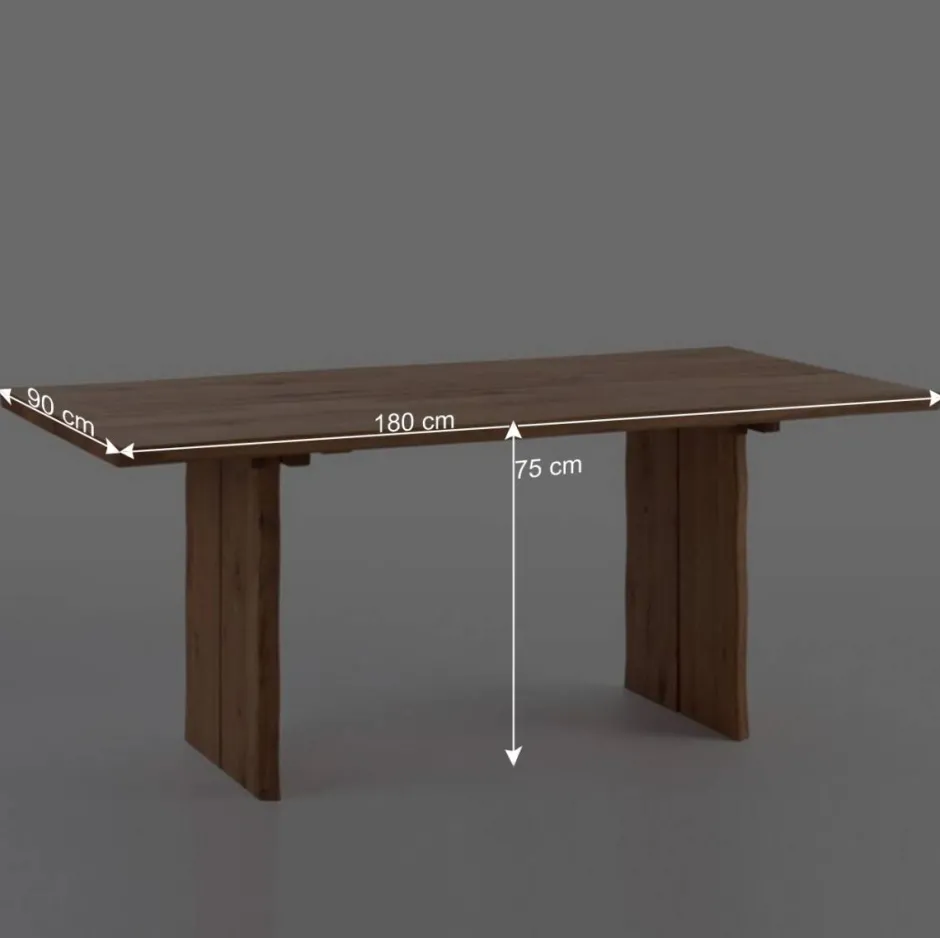 Wohnen Sitzgruppe Sympatia aus Wildeiche Massivholz (sechsteilig)