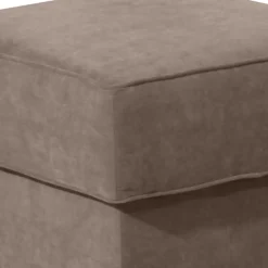 Wohnen Sitzhocker in Beigegrau und Buche - Guardia