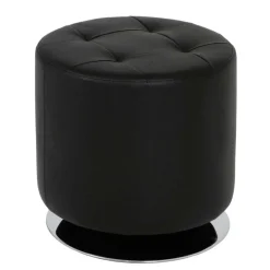 Wohnen Sitzhocker Sabeth in Schwarz