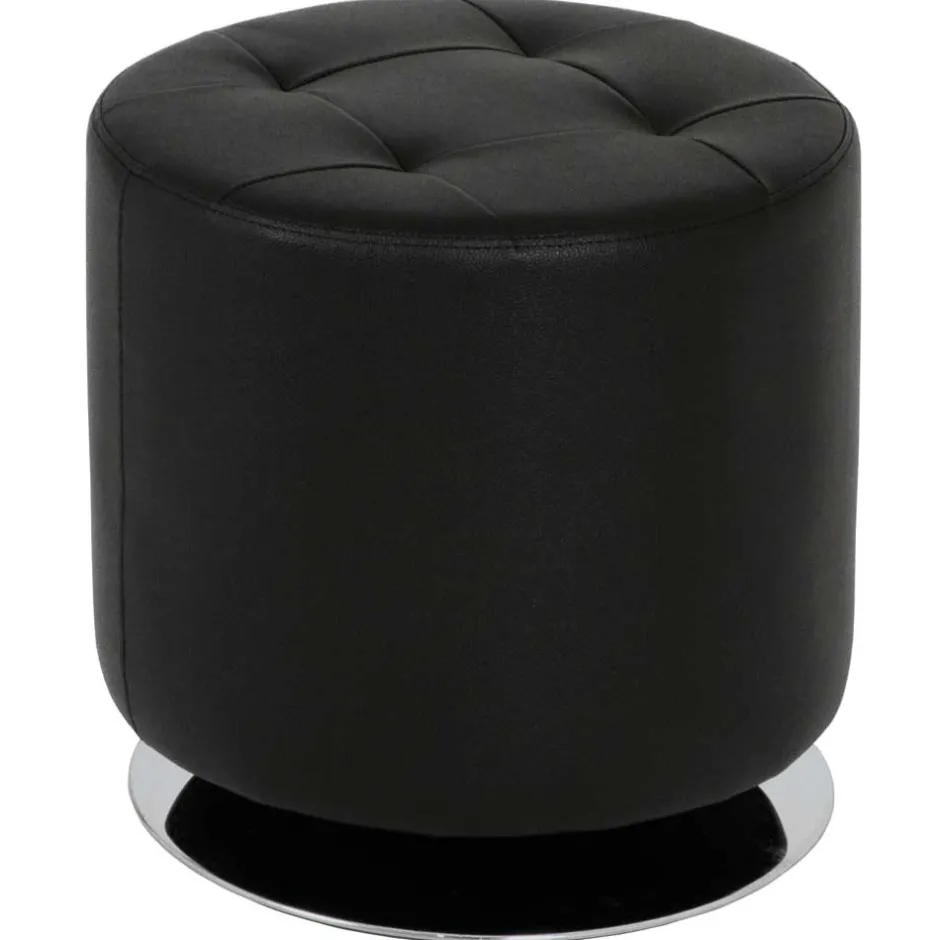 Wohnen Sitzhocker Sabeth in Schwarz