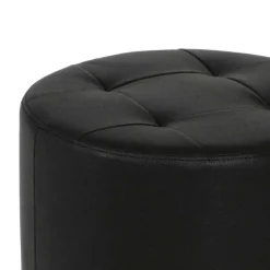 Wohnen Sitzhocker Sabeth in Schwarz