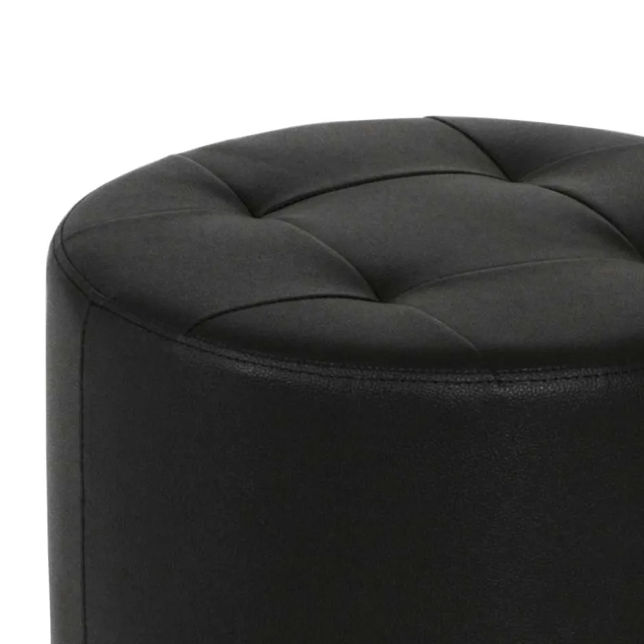 Wohnen Sitzhocker Sabeth in Schwarz