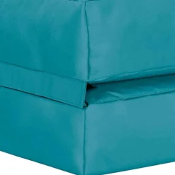 Wohnen Sitzsack Sessel Relaxliege 2in1 in Petrol - Thea