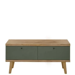 Skandi Anbauwand-Möbel in Graugrün - Oliva (vierteilig)^Wohnen Outlet