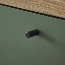 Skandi Anbauwand-Möbel in Graugrün - Oliva (vierteilig)^Wohnen Outlet