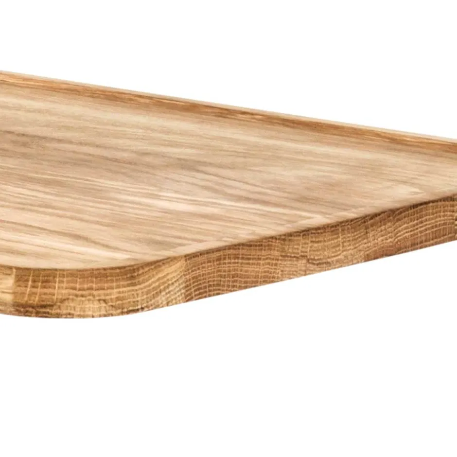 Wohnen Skandi Anstelltisch mit Holzplatte Eiche - Noele