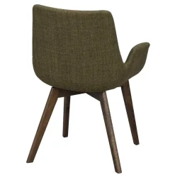 Wohnen Skandi Armlehnenstühle in Dunkelgrün - Car (2er Set)