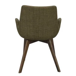 Wohnen Skandi Armlehnenstühle in Dunkelgrün - Car (2er Set)