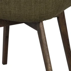 Wohnen Skandi Armlehnenstühle in Dunkelgrün - Car (2er Set)