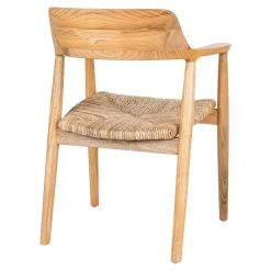 Wohnen Skandi Armlehnenstuhl aus Sungkai Holz - Tilli (2er Set)